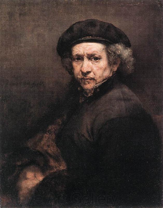 REMBRANDT Harmenszoon van Rijn Self-Portrait 88 France oil painting art